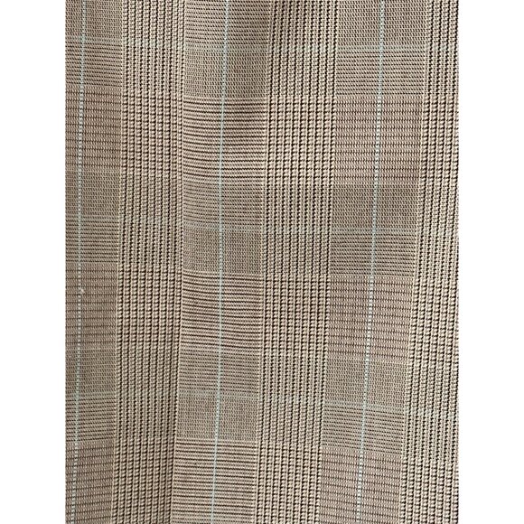 🍒 2/$20 🍒 Brown Plaid with Blue Pin Striping Business Skirt sz 12 - Picture 2 of 3